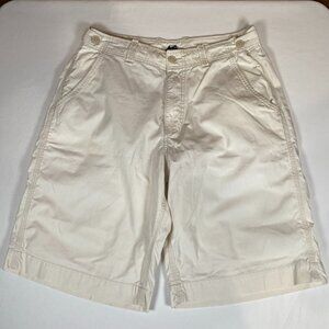 Lucky Brand Men's Shorts 34 White 100% Cotton